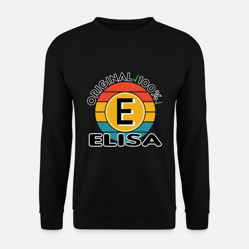 Elisa - Unisex Pullover - Schwarz