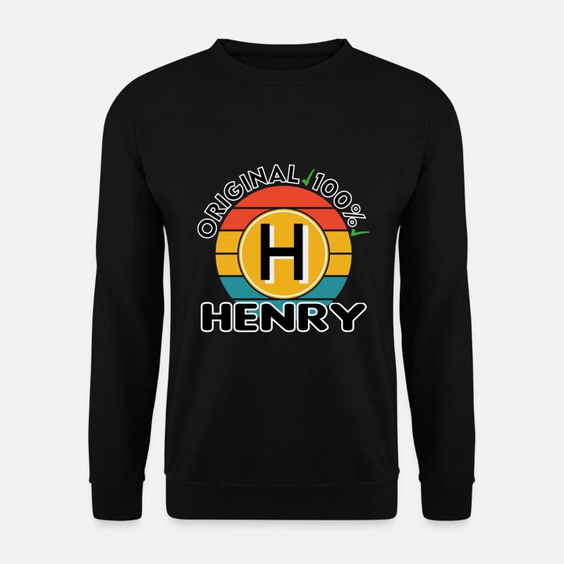 Henry - Unisex Pullover - Schwarz