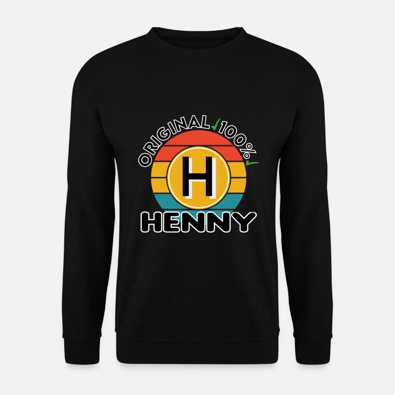 Henny - Unisex Pullover - Schwarz