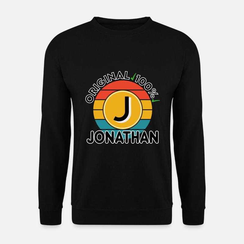 Jonathan - Unisex Pullover - Schwarz