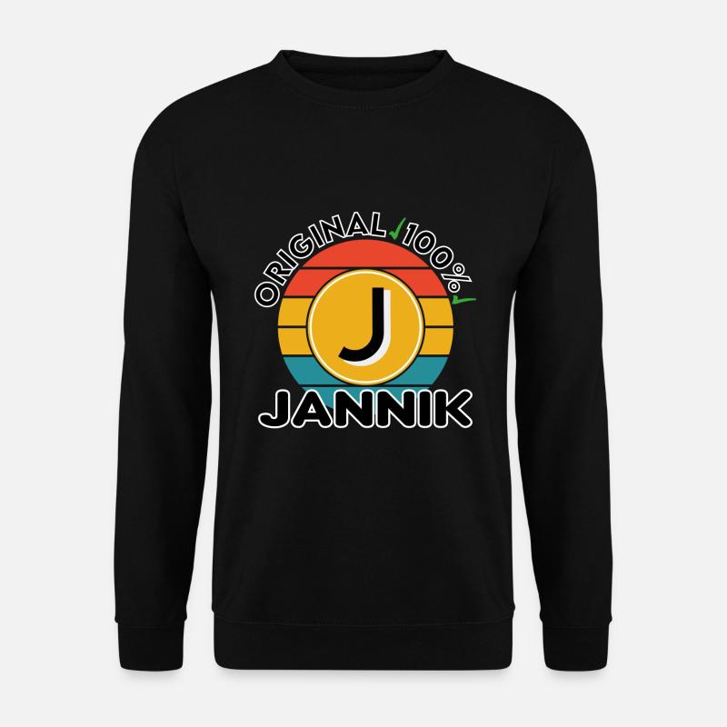 Jannik - Unisex Pullover - Schwarz