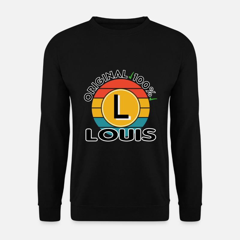 Louis - Unisex Pullover - Schwarz