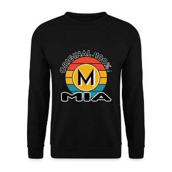Mia - Unisex Pullover - Schwarz - Vorne - Alina (178cm) & Michal (187cm)