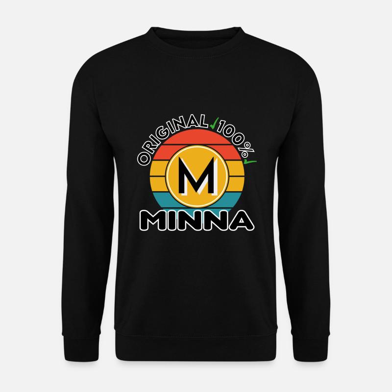 Minna - Unisex Pullover - Schwarz