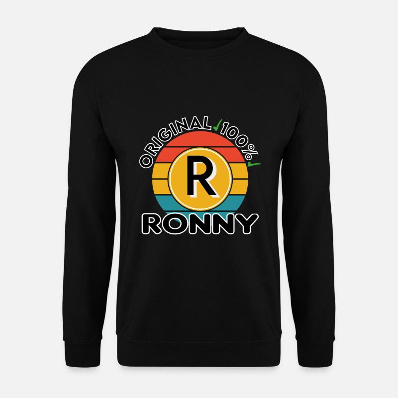 Ronny - Unisex Pullover - Schwarz