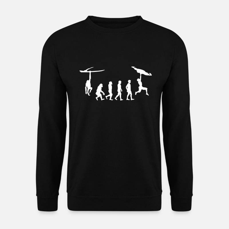 Klettern Evolution - Unisex Pullover - Schwarz
