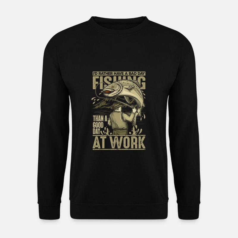 FISHING - Unisex Pullover - Schwarz