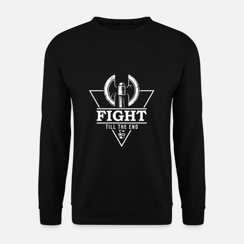 Lustiges Geschenk Viking Vikings Rune Shirt - Unisex Pullover - Schwarz