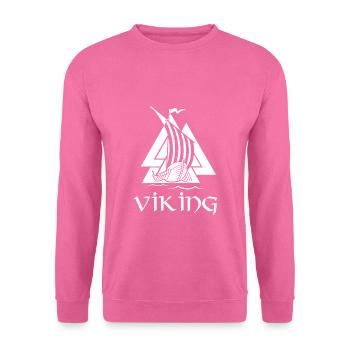Cadeau drôle de chemise Rune Viking Viking - Sweat-shirt Unisexe - rose - Devant