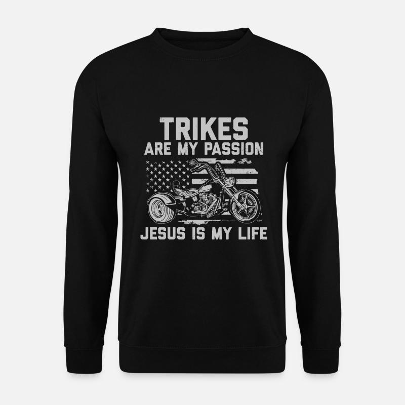Trike Motorcycle - Unisex Sweatshirt - black