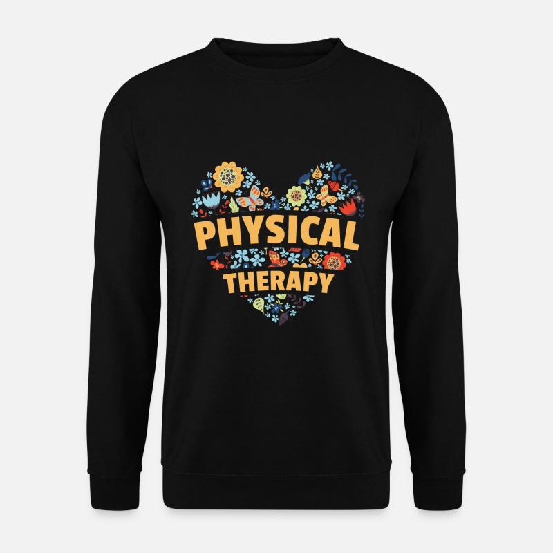 Physiotherapy Heart Physiotherapy - Unisex Sweatshirt - black