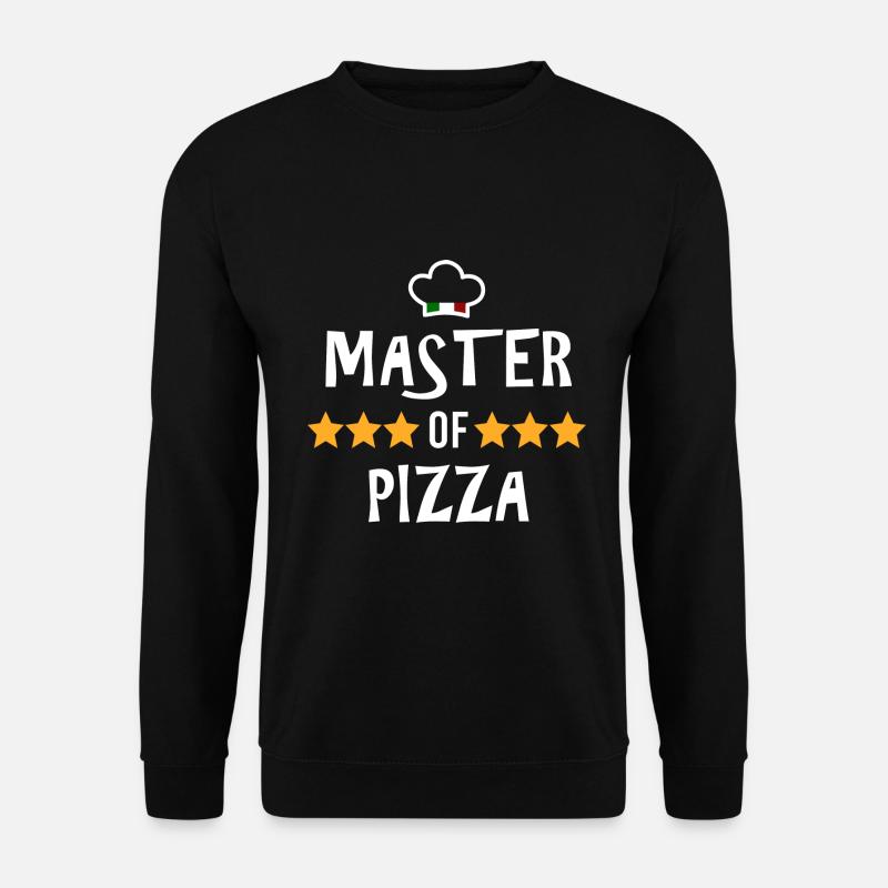 Master of Pizza Restaurant Hobbykoch Italiener - Unisex Pullover - Schwarz