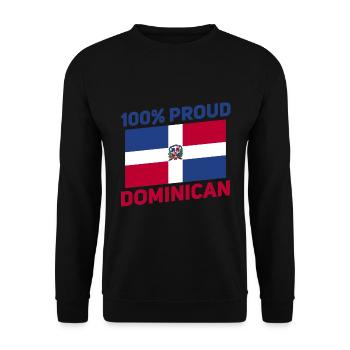 Dominicain - Sweat-shirt Unisexe - noir - Devant - Alina (178cm) & Michal (187cm)