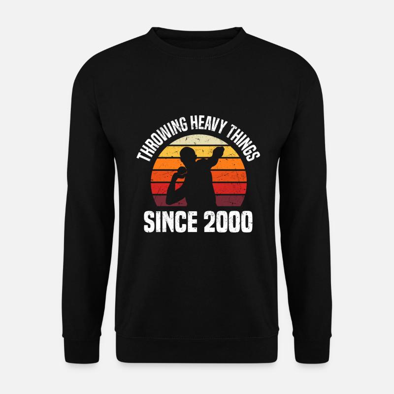 Kugelstoßen - Unisex Pullover - Schwarz