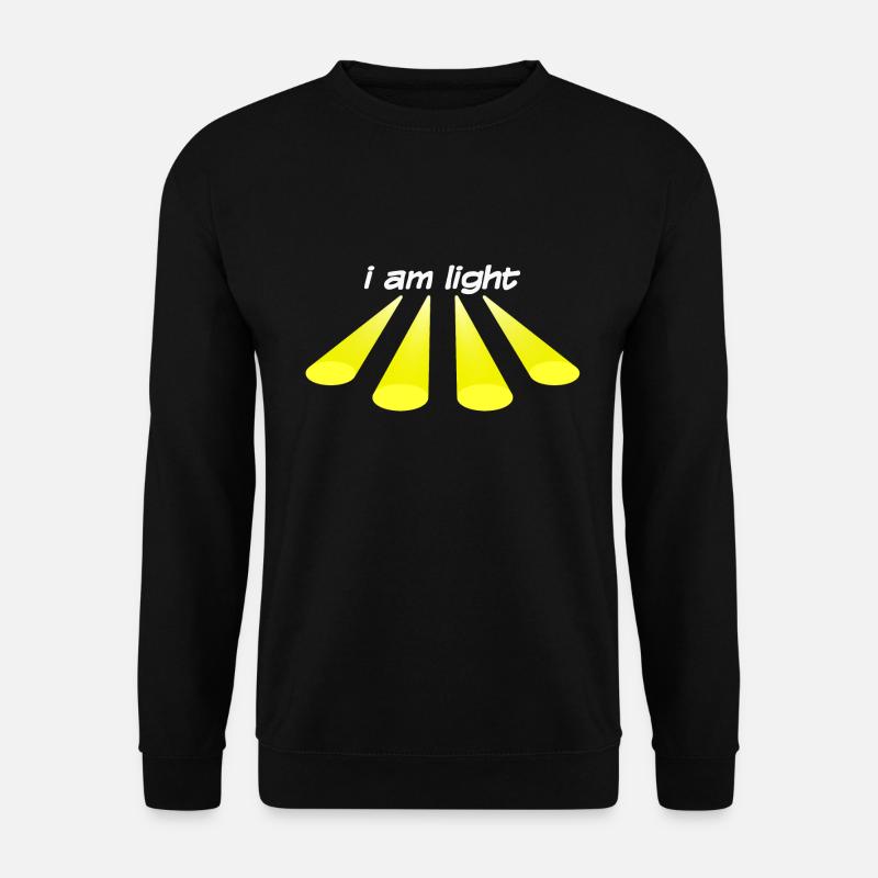 i am light - Unisex Sweatshirt - black