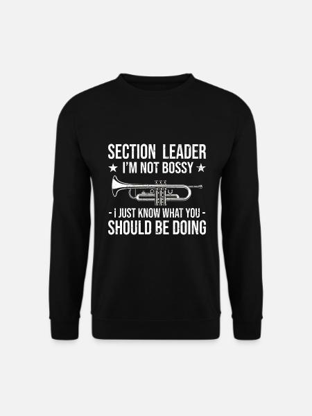 Stabführer Marschkapelle - Unisex Pullover - Schwarz