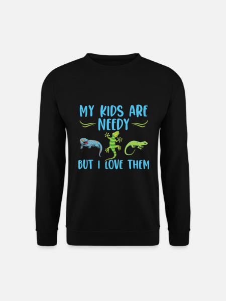 Gecko - Unisex Pullover - Schwarz