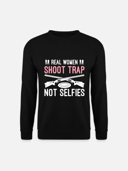 Trapschießen - Unisex Pullover - Schwarz
