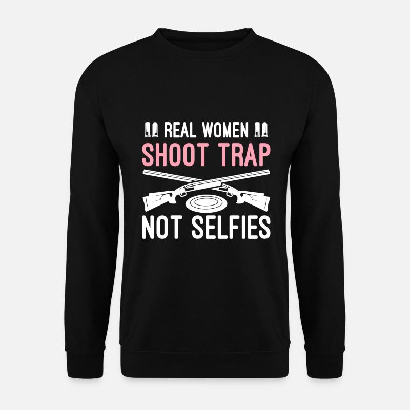 Trapschießen - Unisex Pullover - Schwarz