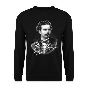 Da Kini - weiße Edition - Unisex Pullover - Schwarz - Vorne - Alina (178cm) & Michal (187cm)