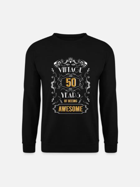 Vintage, 50 år med fantastisk 50-årsdag - Genser unisex - svart