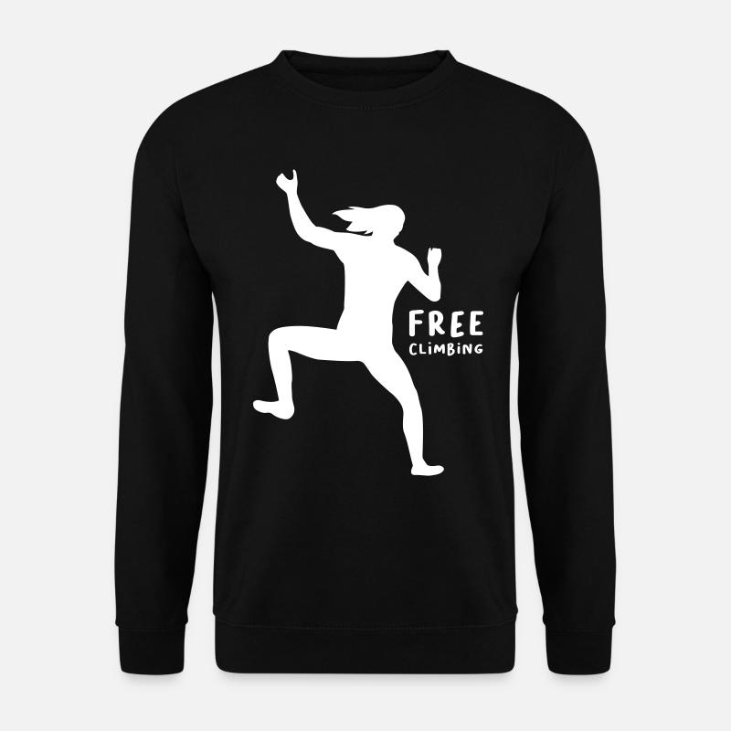 Free Climbing - Unisex Pullover - Schwarz