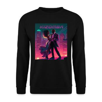 kizomba Night Dance - Sweat-shirt Unisexe - noir - Devant - Alina (178cm) & Michal (187cm)