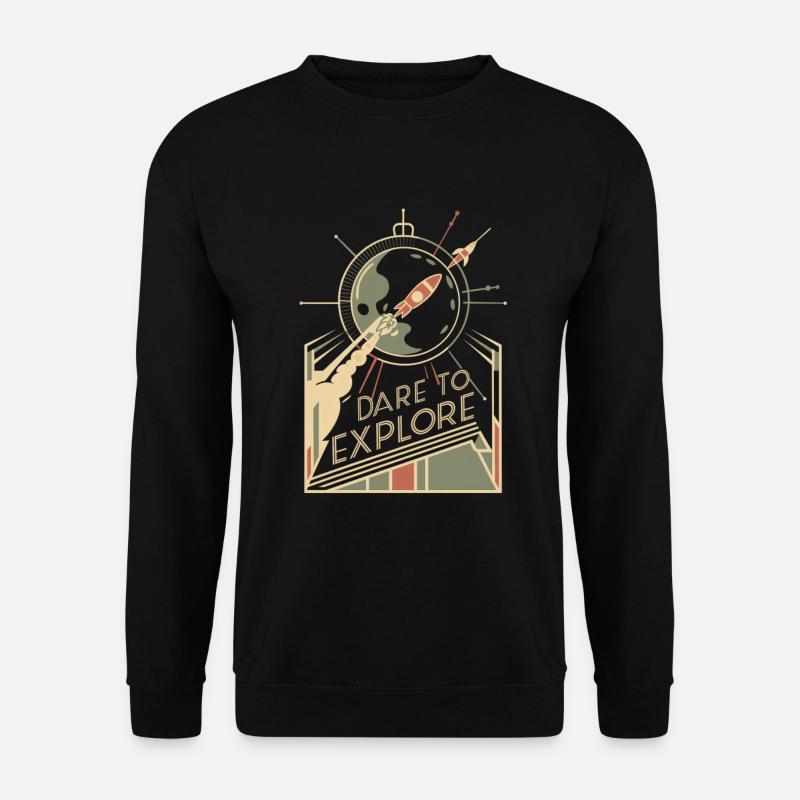 Osez explorer l’inconnu - Sweat-shirt Unisexe - noir