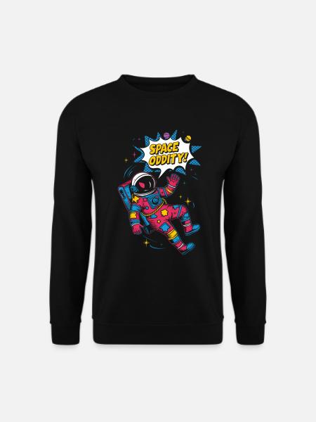 Space Oddity Cosmic Adventurer - Unisex Sweatshirt - black