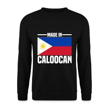 Philippinen Flagge | Filipino Land Asien Geschenke - Unisex Pullover - Schwarz - Vorne - Alina (178cm) & Michal (187cm)