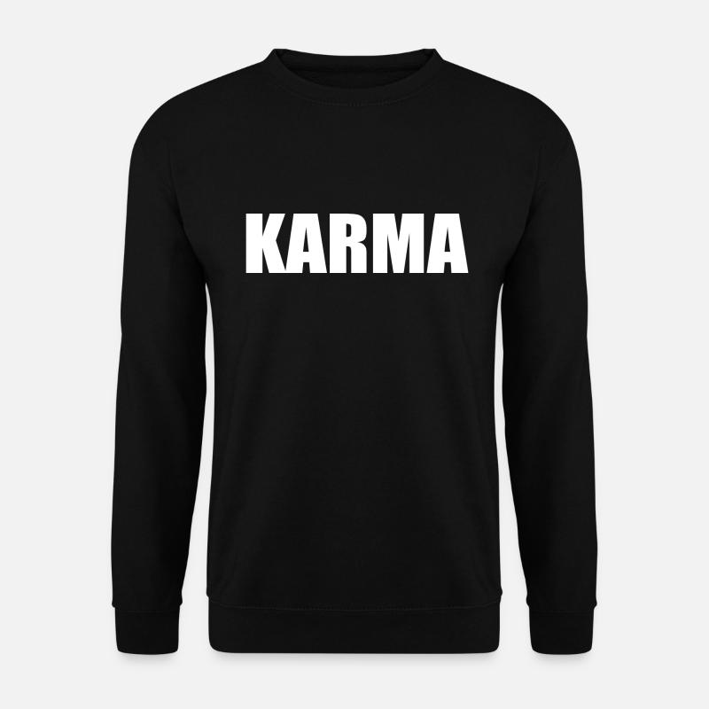 Karma - Sweat-shirt Unisexe - noir