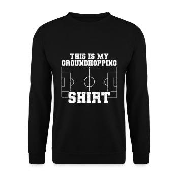 Soccer - Unisex Sweatshirt - black - Front - Alina (178cm) & Michal (187cm)