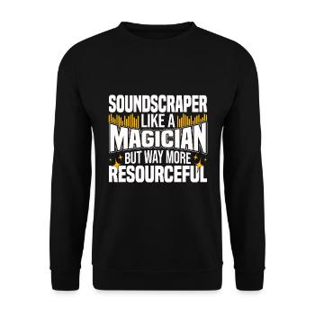Tontechniker - Unisex Pullover - Schwarz - Vorne - Alina (178cm) & Michal (187cm)