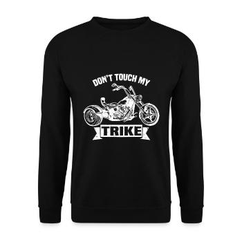Trike - Unisex Sweatshirt - black - Front - Alina (178cm) & Michal (187cm)