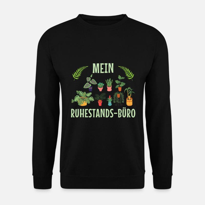 Mein Ruhestands-Büro - Unisex Pullover - Schwarz