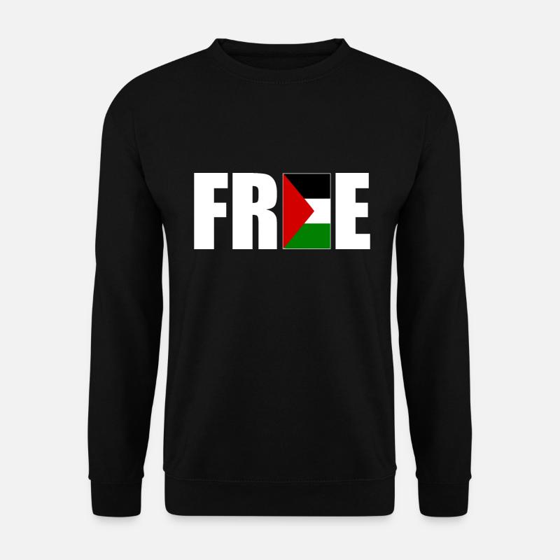 Free palestine - Unisex Pullover - Schwarz