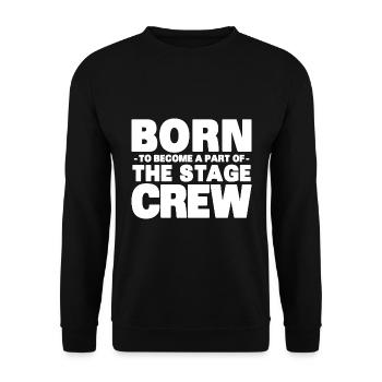 Bühnentechnik Geschenke | Bühnentechniker Stage - Unisex Pullover - Schwarz - Vorne - Alina (178cm) & Michal (187cm)