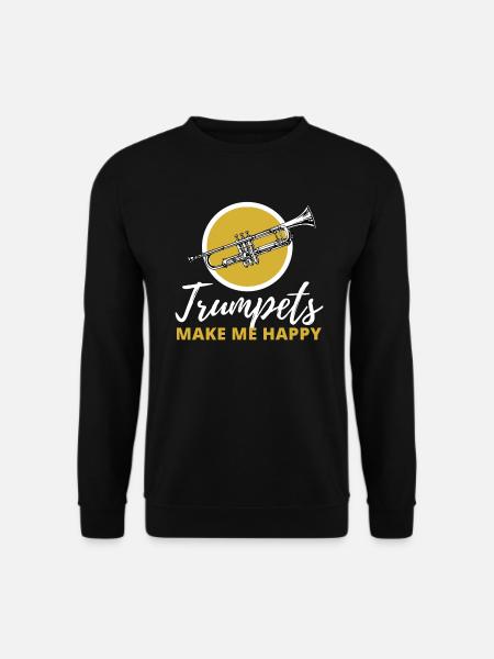 trompette - Sweat-shirt Unisexe - noir