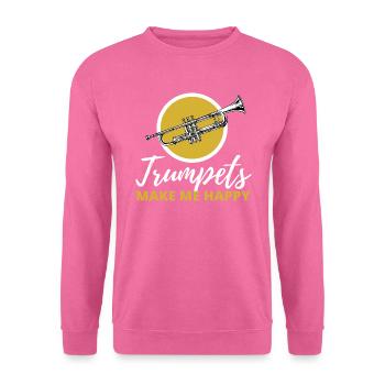 Trompete - Unisex Pullover - Pink - Vorne
