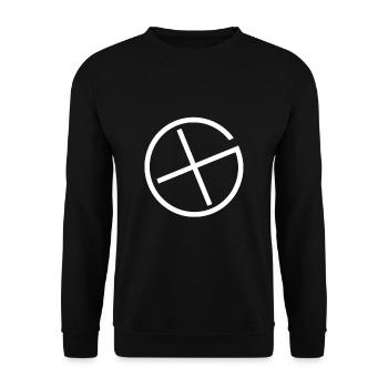 geocaching symbol - Unisex Sweatshirt - black - Front - Alina (178cm) & Michal (187cm)