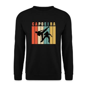 Capoeira rétro - Sweat-shirt Unisexe - noir - Devant - Alina (178cm) & Michal (187cm)