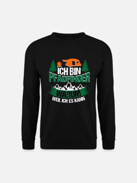 Pfadfinder Zeltlager Ich bin Pfadfinder - Unisex Pullover - Schwarz