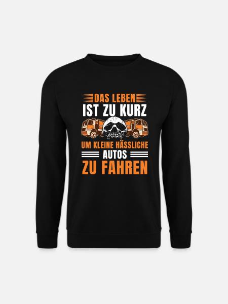 Müllmann Müllabfuhr - Unisex Pullover - Schwarz