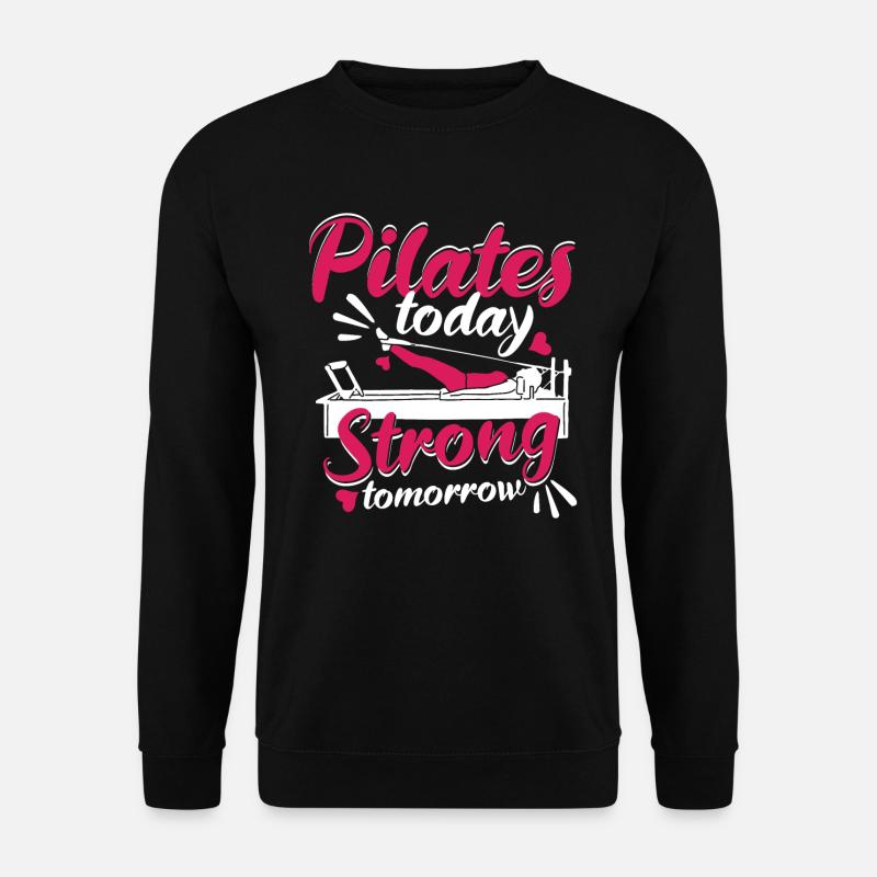Pilates Pilates-Training Fitness - Unisex Pullover - Schwarz