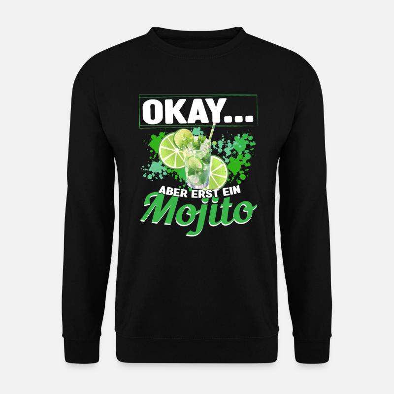 Mojto Longdrink Cocktail - Unisex Pullover - Schwarz