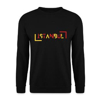 Istanbul Turkey - Unisex Sweatshirt - black - Front - Alina (178cm) & Michal (187cm)