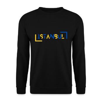 Istanbul Turkey - Unisex Sweatshirt - black - Front - Alina (178cm) & Michal (187cm)
