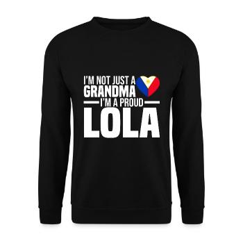 Filipina - Unisex Pullover - Schwarz - Vorne - Alina (178cm) & Michal (187cm)