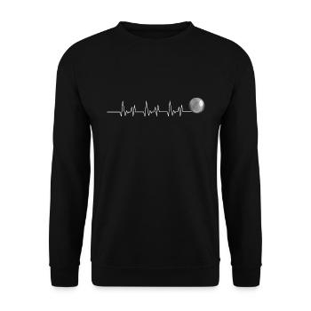 Pétanque Addict Geschenkidee Bouliste - Unisex Pullover - Schwarz - Vorne - Alina (178cm) & Michal (187cm)
