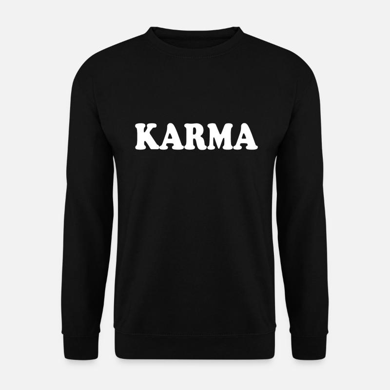 Karma - Unisex Pullover - Schwarz